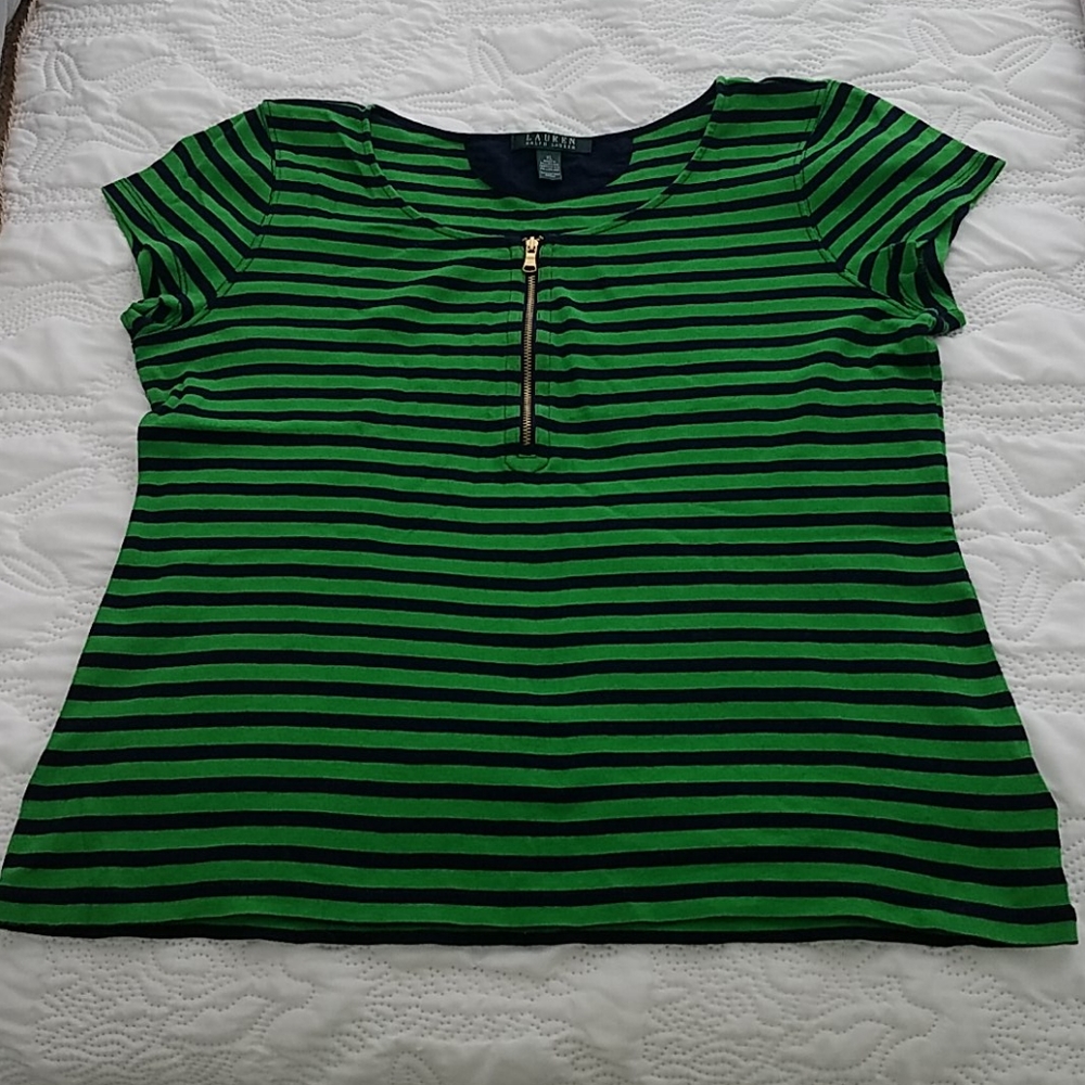 Women's Ralph Lauren Short Sleeve Shirt size XL